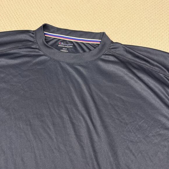 Champion Shirt Mens 3XLT Blue Performance Tee Activewear Stretch Casual - Picture 3 of 7